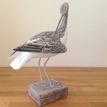 Load image into Gallery viewer, Archipelago Curlew Preening Wood Carving