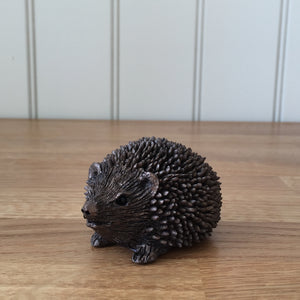 Prickly Hoglet Small Bronze Frith Sculpture By Thomas Meadows