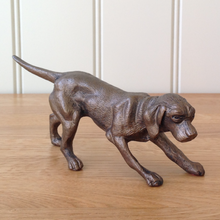 Load image into Gallery viewer, Gundog Seeking Pheasants Bronze Frith Sculpture