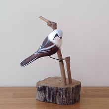 Load image into Gallery viewer, Archipelago Bearded Tit Wood Carving