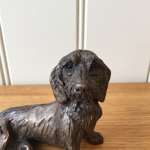 Binki Dachshund Small Bronze Frith Sculpture By Harriet Dunn