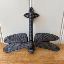 Load image into Gallery viewer, Dragonfly Cast Antique Iron Door knocker Country Cottage Style Gift