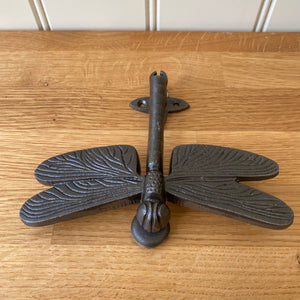 Dragonfly Cast Antique Iron Door knocker Country Cottage Style Gift