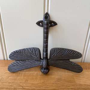 Dragonfly Cast Antique Iron Door knocker Country Cottage Style Gift